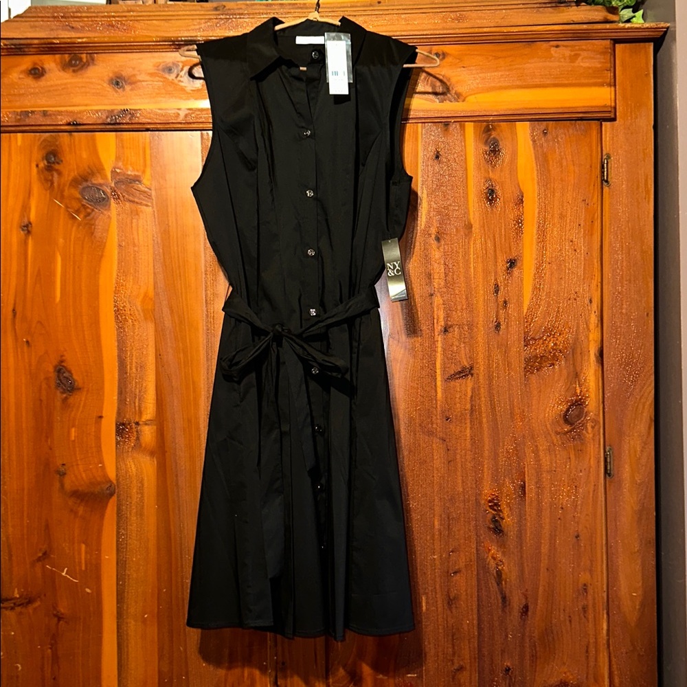 New York & Company Elegant Black Dress